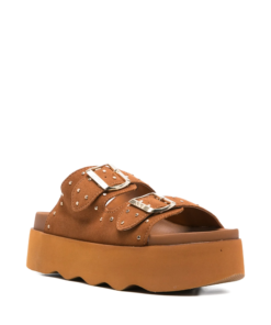 SCHOLL HEATHER SANDALS - SIZE 36