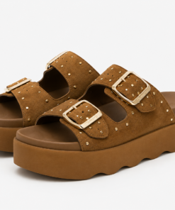 SCHOLL HEATHER COGNAC - SIZE 36